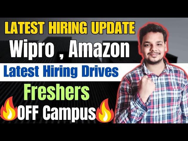 Urgent Amazon Hiring | OFF Campus Drive For 2025 , 2024 , 2023 Batch | Latest Hiring | Fresher Jobs