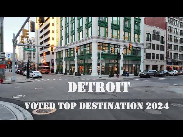 Detroit, Michigan Makes List of Best US Places To Visit in 2025  | Detroit 4K Drone Detroit