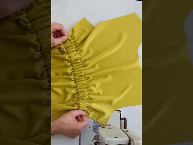 فكرة في دقيقة طريقة خياطة الخصر بالشريط المطاطي للفستان للمبتدئين تقنيات الخياطة