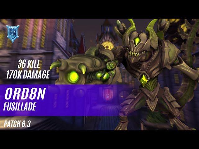 36 KILL 170K DAMAGE ORD8N DROGOZ PALADINS COMPETITIVE (PATCH 6.3) FUSILLADE