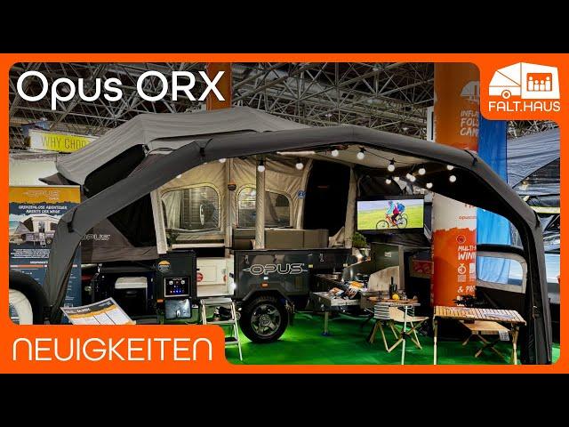 Opus ORX: The off-road tent trailer for self-sufficient camping | Caravan Salon Düsseldorf 2024