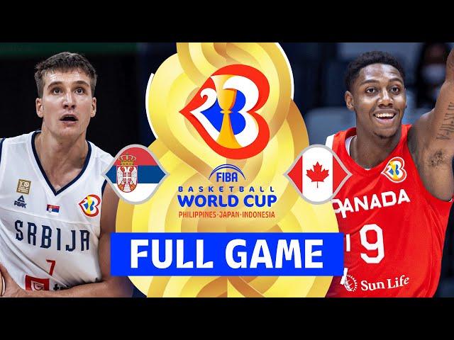 SEMI-FINALS: Serbia v Canada | Full Basketball Game | FIBA Basketball World Cup 2023