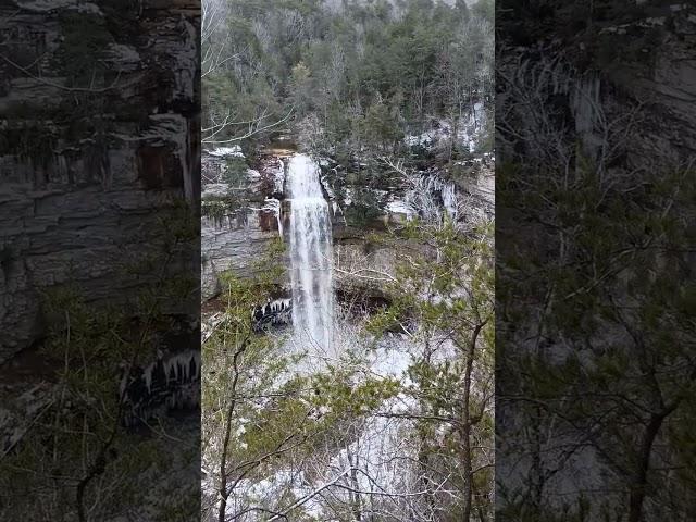 Fall Creek Falls: Winter Sounds #waterfall #winterwonderland