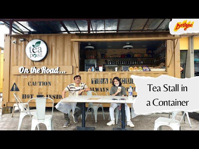 Tea Stall in a Shipping Container | Gujarat Highway | Designo Creation