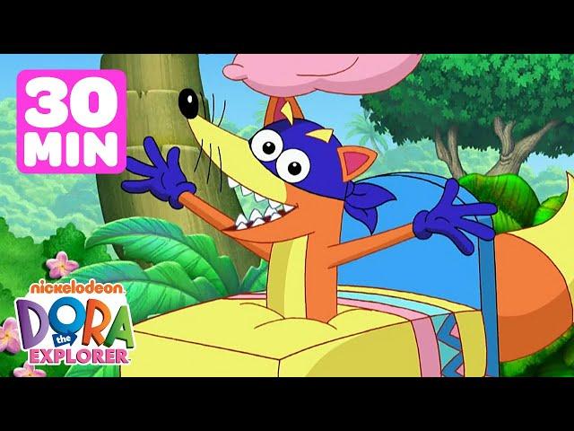 Swiper's Silliest Swipes!  30 Minute Compilation | Dora the Explorer