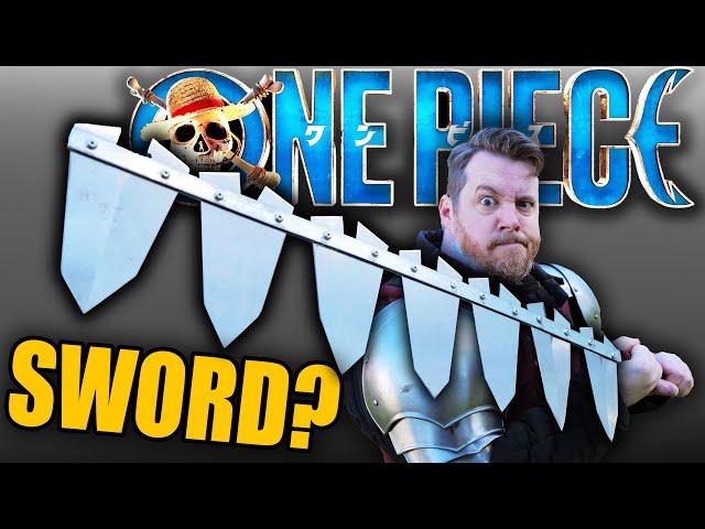 IT ACTUALLY WORKS?! BUT HOW?!?! Testing a REAL Onepiece Kiribachi sword (arlong sword)