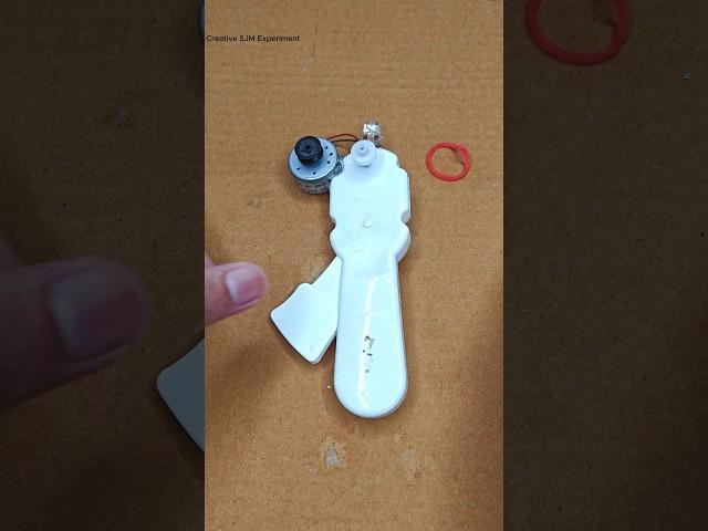 No battery lifetime use handmade led torch light | #dcmotor #tech #youtubeshorts #dcmotorproject