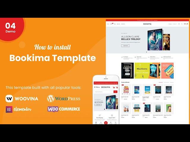 How to install Bookima - WooCommerce WordPress Theme for Book Store