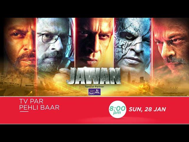 Jawan | TV Par Pehli Baar | 28th Jan, Sun, 8 PM | Promo | Zee Cinema