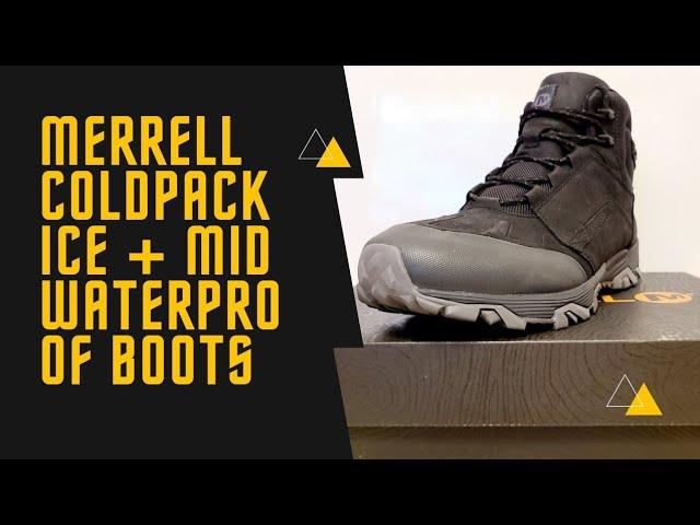 Merrell Coldpack Ice + Mid Waterproof Boots Close Look