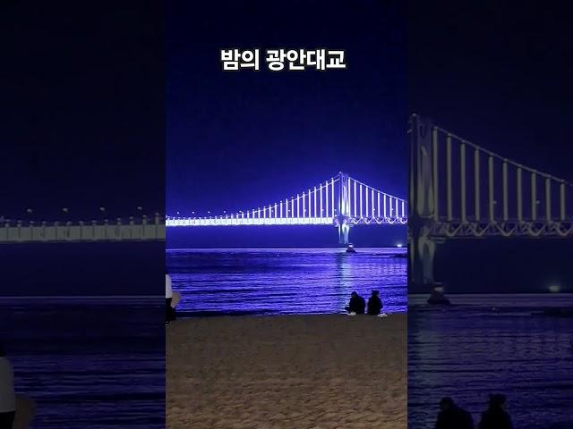 밤의 광안대교 #shorts #광안리해수욕장 #광안대교 #부산여행 #busan #korea