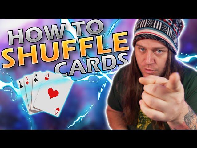 How To SHUFFLE CARDS Like A PRO Magician 5 EASY TRICKS