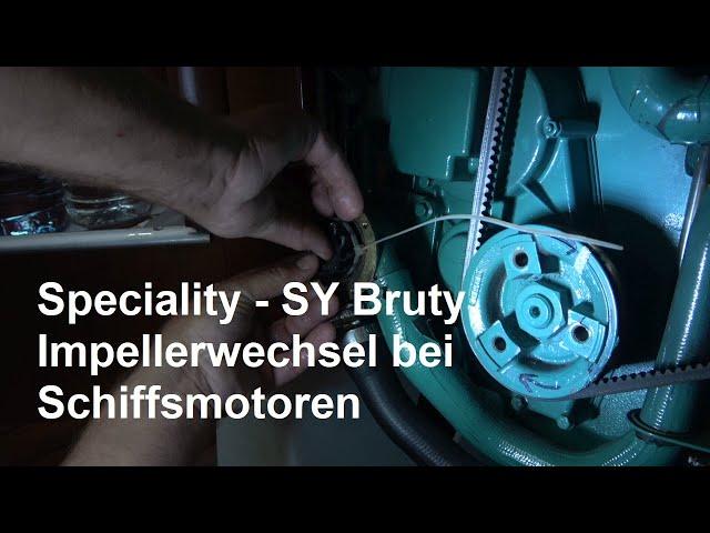 Speciality - SY-Bruty - Impellerwechsel bei Schiffsmotoren