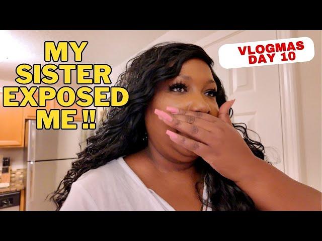 VLOGMAS DAY 10 | My Sister Exposed Me  + I hurt my knee + Orlando  Vacation