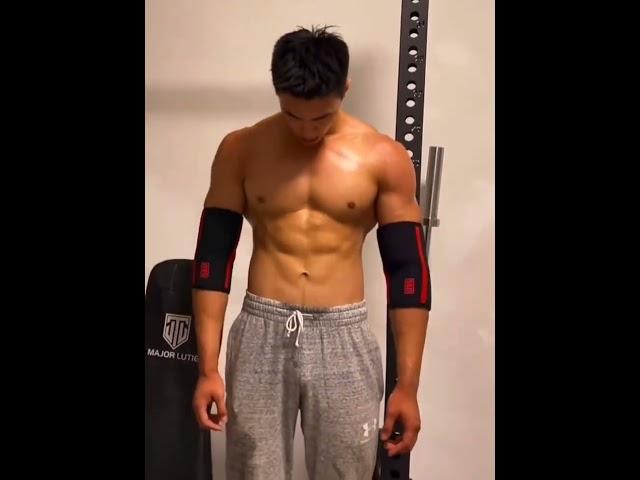 Asian  Muscular Hot boy