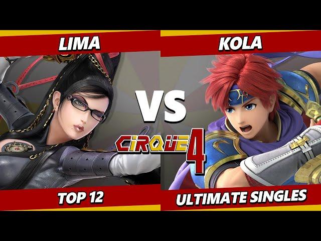 Cirque 4 - Lima (Bayonetta) Vs. Kola (Roy) Smash Ultimate - SSBU