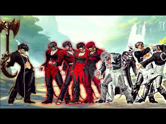 [KOF Mugen] Iori Infergami Vs White & Red Flame Iori Yagami Team