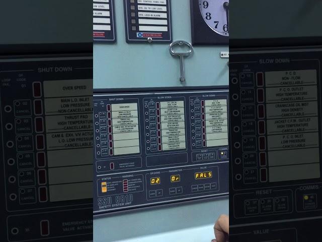 SSU 8810 safety system simulate test