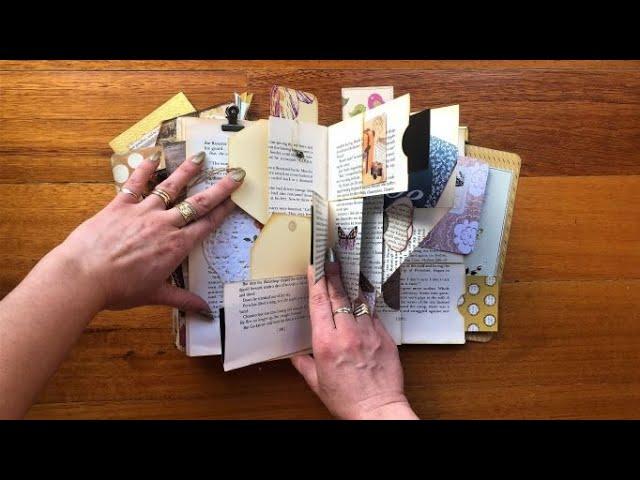 Altered Book of Pockets Tutorial - Junk Journal