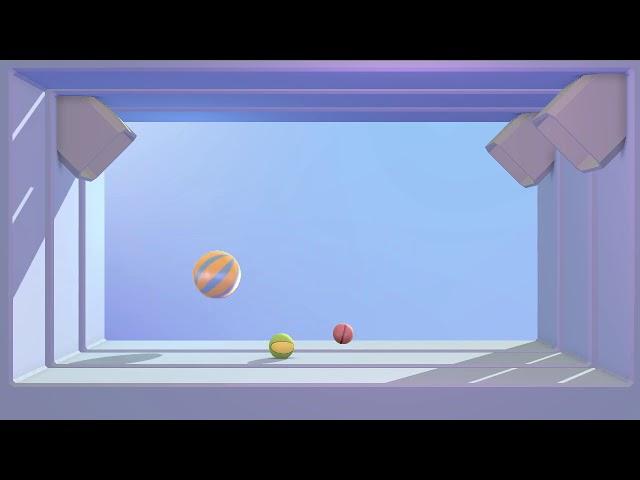 Various Weights Bouncing Balls  [Animation Exercise]