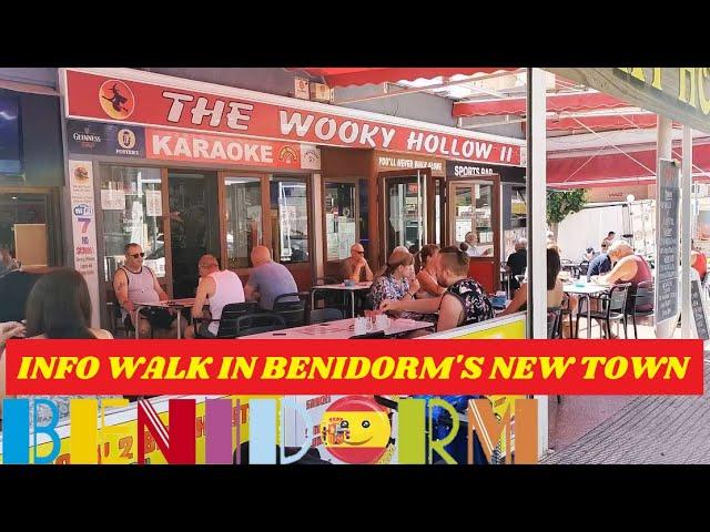 Benidorm's NEW TOWN!️ Alpha Apartments, Wooky Hollow, Voices, Hotels Perla & Marina!#benidorm