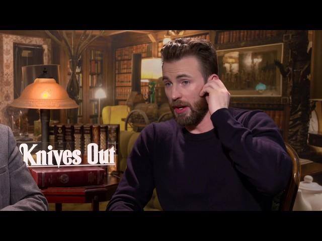 Chris Evans & Ana De Armas interview for Knives Out movie