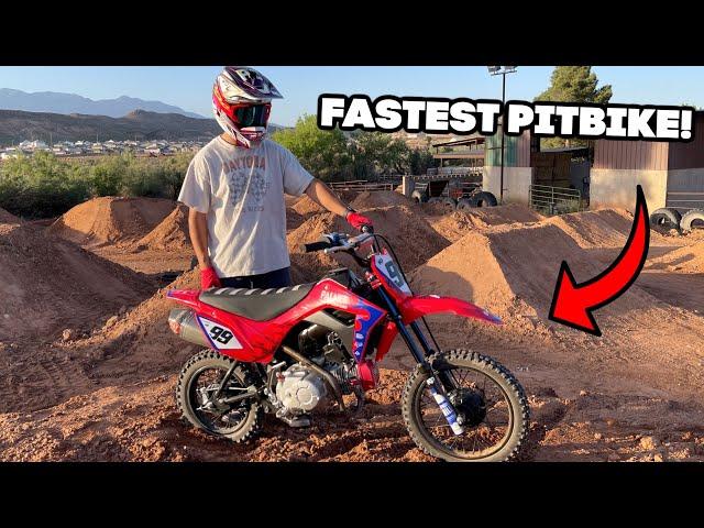 Sending HUGE Jumps on PitBike!