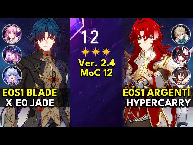 E0S1 Blade x Jade & E0S1 Argenti Hypercarry | Memory of Chaos Floor 12 3 Stars | Honkai: Star Rail