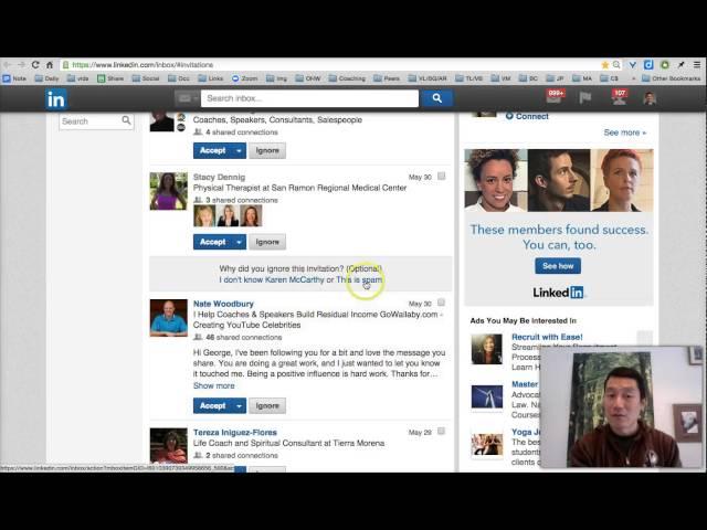 LinkedIn Tip -- How To Effectively Accept Your Connection Requests
