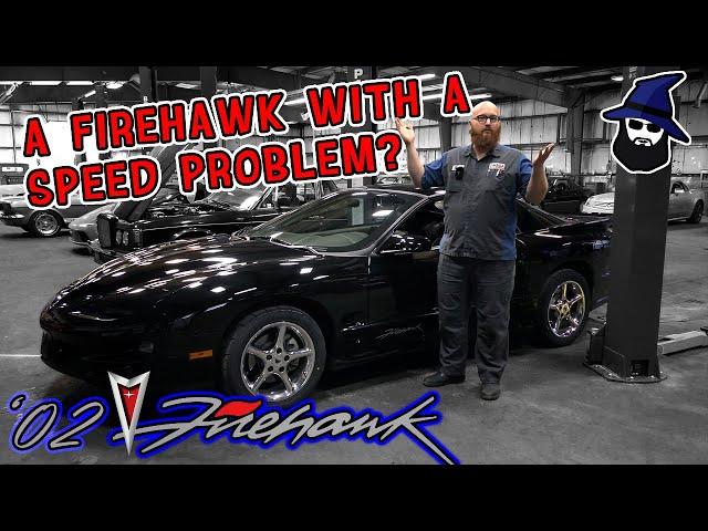 The CAR WIZARD gets a 2002 Pontiac Firebird Firehawk with a Speed Problem?!?