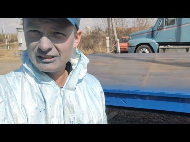 Ремонт полуприцепа. Из шторы в площадку. Механик-А Инжиниринг