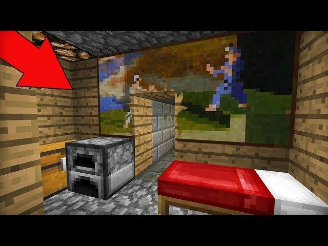 Я НАШЁЛ СЕКРЕТНЫЙ ПРОХОД В СВОЁМ ДОМЕ ЗА КАРТИНОЙ В МАЙНКРАФТ | Компот Minecraft