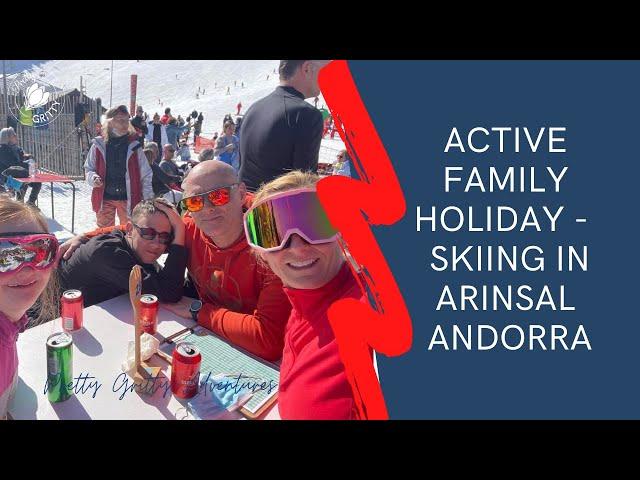 Skiing in Arinsal, Andorra