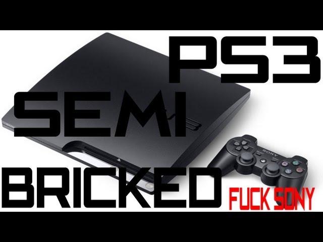 Ps3 Semi Bricked!