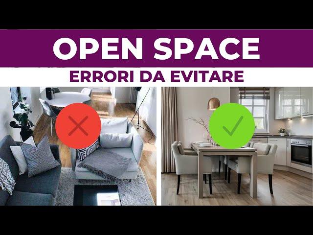 OPEN SPACE Cucina-Soggiorno: Errori da Evitare | Interior design