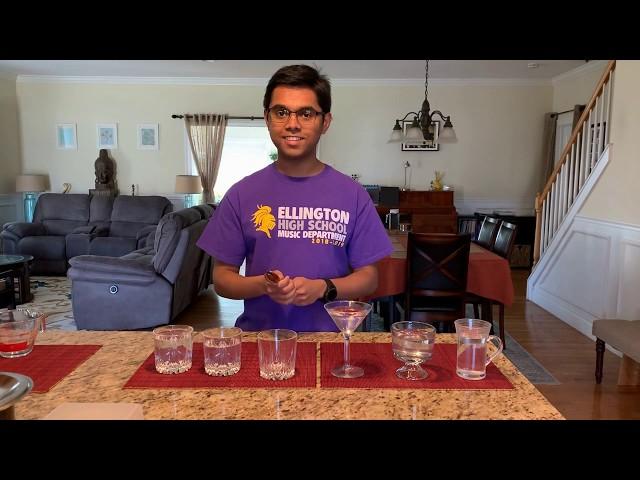 How to make music with water glasses! - Ayushman Choudhury