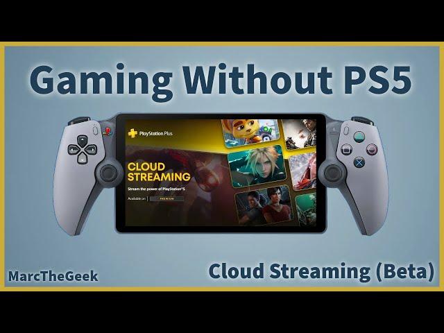 PS Portal Gameplay Without PS5 (Cloud Streaming)