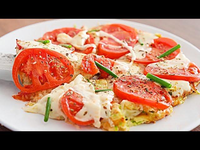 THE BEST zucchini recipe for BREAKFAST! Zucchini pizza in a pan! Simple, tasty and fast!