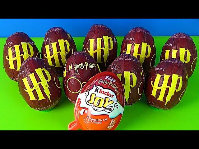 10 HARRY POTTER 2024 Chocholate Surprise Eggs Unboxing