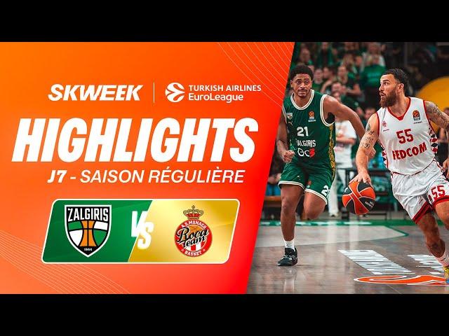 ENCORE UN MONEY TIME INTENSE POUR MONACO  Zalgiris vs Monaco - Résumé - EuroLeague J07