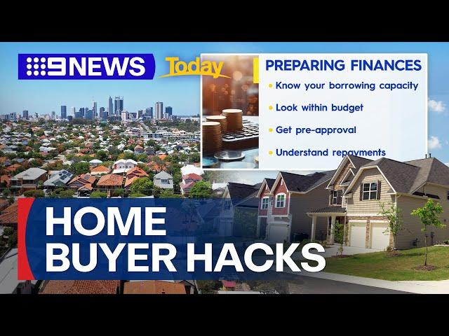 Home buyer hacks as property prices fall for the first time in two years | 9 News Australia