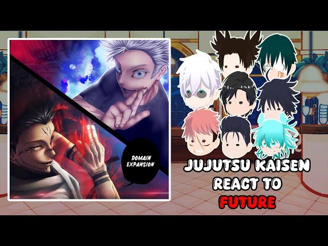 Jujutsu Kaisen react to Gojo vs Sukuna || Future Mangá || GACHA REACT