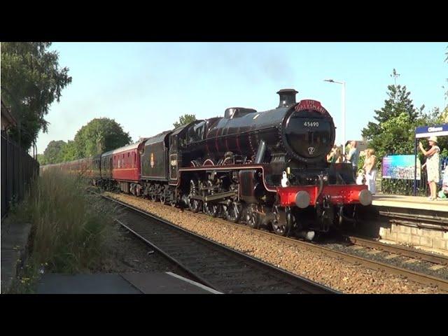 The Dalesman steam train at Clitheroe 20th July 2021