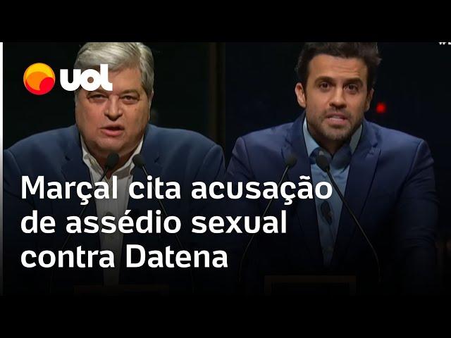 Pablo Marçal cita acusação de assédio sexual contra Datena, que rebate antes de agressão com cadeira