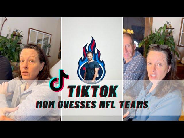 MMMJOEMELE TIKTOK COMPILATION- Mom Guessing NFL Team Logos