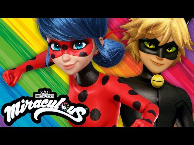 1 HOUR MIRACULOUS |  LADYBUG & CAT NOIR  | Season 4 - Compilation