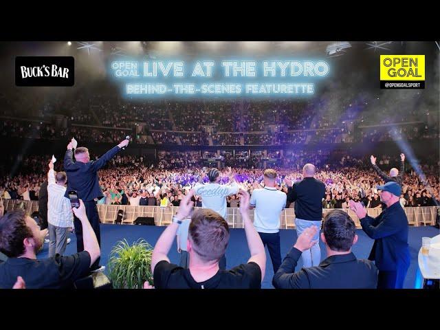 ️ BEHIND-THE-SCENES VLOG @ OPEN GOAL LIVE AT THE HYDRO IN FRONT OF 11,000 PEOPLE!