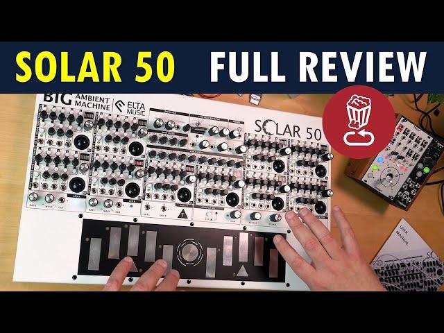 SOLAR 50 Review, full tutorial and patch ideas // Elta Music's 10 voice synth explored