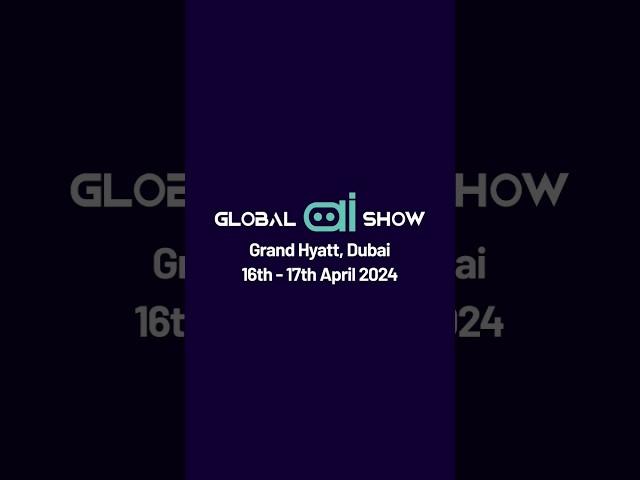 Grand Hyatt Dubai, is the new playground for the Global AI Show on April 16-17, 2024. #dubai