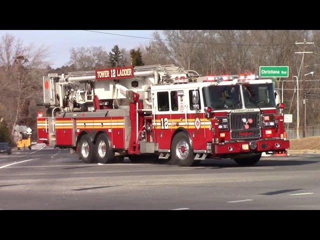 Christiana Fire Company Tower 12 Responding